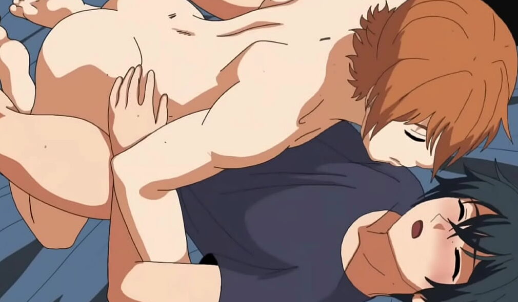 การ์ตูนโป๊เกย์ boyfriend HENTAI BARA YAOI อ้าขาออกจะเสียบควยเข้าร่องก้นเทอ